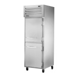 True STG1F-2HS-HC - Freezer, one-section, -10°F, (2) solid half doors, stainless steel front